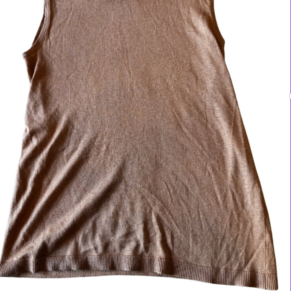 Mint Condition Massimo Dutti Sleeveless Beaded Top - image 3